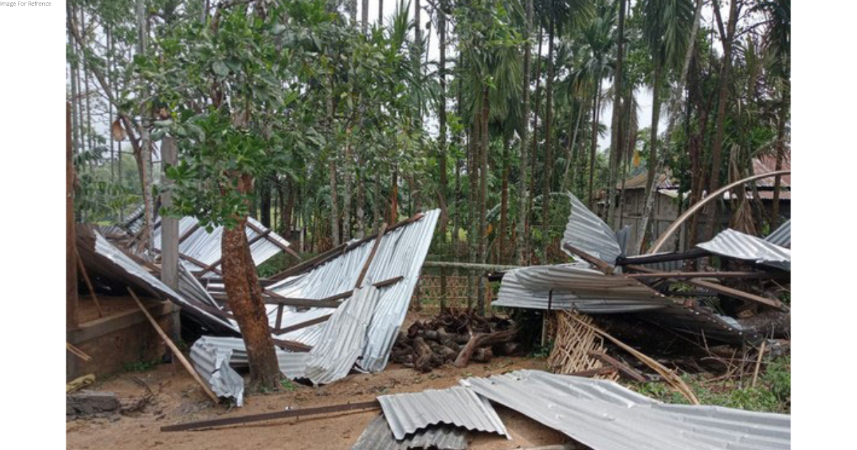 Assam: One killed, over 400 houses affected due to severe storm